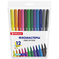 Фломастеры Erich Krause Basic 12 цветов фото Фломастеры Erich Krause Basic 12 цветов