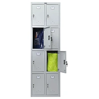 Шкаф для сумок Практик Стандарт LS-24 на 8 ячеек (575х500х1830 мм)