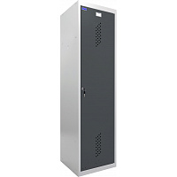 Шкаф-базовый модуль для одежды металлический Cobalt Locker 11-50 (антрацит/серый, 500х500х1830 мм) фото Шкаф-базовый модуль для одежды металлический Cobalt Locker 11-50 (антрацит/серый, 500х500х1830 мм)