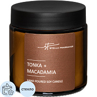 Свеча ароматическая в банке Stella Fragrance Tonka Macadamia 6.5x6 см фото Свеча ароматическая в банке Stella Fragrance Tonka Macadamia 6.5x6 см