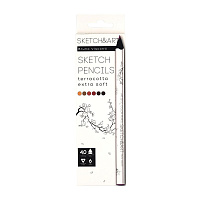Карандаши цветные художественные классические Sketch&Art Терракота 6 карандашей 6 цветов трёхгранные фото Карандаши цветные художественные классические Sketch&Art Терракота 6 карандашей 6 цветов трёхгранные