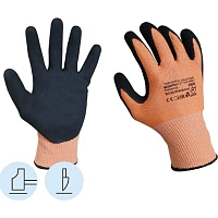 Перчатки для защиты от порезов Scaffa Рубеж Нит Е с нитриловым покрытием класс защиты Е (22) (13 класс вязки, размер 11 (XXL))
