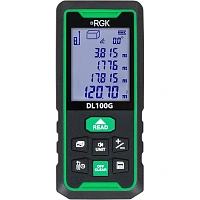 Лазерный дальномер RGK DL100G (778190)