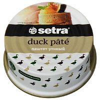 Паштет Setra из утки 100 г фото Паштет Setra из утки 100 г