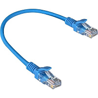 Патч-корд витая пара ExeGate UTP-RJ45-RJ45-5e-0,3M-BL 5e 0,3 м фото Патч-корд витая пара ExeGate UTP-RJ45-RJ45-5e-0,3M-BL 5e 0,3 м