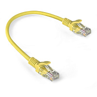 Патч-корд витая пара ExeGate UTP-RJ45-RJ45-5e-0,3M-LSZH-YL 5e 0,3 м фото Патч-корд витая пара ExeGate UTP-RJ45-RJ45-5e-0,3M-LSZH-YL 5e 0,3 м