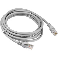 Патч-корд витая пара ExeGate UTP-RJ45-RJ45-5e-3M-LSZH-GY 5e 3 м фото Патч-корд витая пара ExeGate UTP-RJ45-RJ45-5e-3M-LSZH-GY 5e 3 м