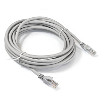 Патч-корд витая пара ExeGate UTP-RJ45-RJ45-5e-10M-GY 5e 10 м фото Патч-корд витая пара ExeGate UTP-RJ45-RJ45-5e-10M-GY 5e 10 м