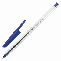 Ручка шариковая масляная STAFF "EVERYDAY" OBP-226, СИНЯЯ, корпус прозрачный, игольчатый узел 0,7 мм, линия письма 0,35 мм, 141705 фото Ручка шариковая масляная STAFF "EVERYDAY" OBP-226, СИНЯЯ, корпус прозрачный, игольчатый узел 0,7 мм, линия письма 0,35 мм, 141705