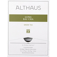 Чай зеленый Althaus Pyra Pack Lung Bai Cha 15 пирамидок фото Чай зеленый Althaus Pyra Pack Lung Bai Cha 15 пирамидок