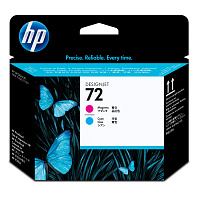 Головка печатающая HP 72 C9383A пурпурная/голубая оригинальная фото Головка печатающая HP 72 C9383A пурпурная/голубая оригинальная