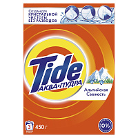 Порошок стиральный автомат Tide Аква Пудра Альпийская свежесть 450 г фото Порошок стиральный автомат Tide Аква Пудра Альпийская свежесть 450 г