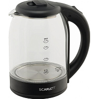 Чайник электрический Scarlett SC-EK27G90 чёрный фото Чайник электрический Scarlett SC-EK27G90 чёрный