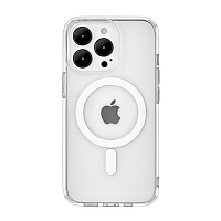 Чехол-накладка uBear Real MagCase для Apple iPhone 13 Pro прозрачный (CS109TT61PRL-I21M) фото Чехол-накладка uBear Real MagCase для Apple iPhone 13 Pro прозрачный (CS109TT61PRL-I21M)