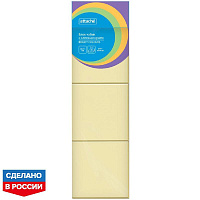 Стикеры Attache Bright colours 38х51 мм пастельные желтые (3 блока по 100 листов) фото Стикеры Attache Bright colours 38х51 мм пастельные желтые (3 блока по 100 листов)