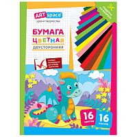 Цветная бумага газетная, А4, ArtSpace, двустор., 16л., 16цв., "Дракон фото Цветная бумага газетная, А4, ArtSpace, двустор., 16л., 16цв., "Дракон