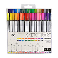 Набор линеров SKETCH&ART 36 цветов (толщина линии 0.4 мм) фото Набор линеров SKETCH&ART 36 цветов (толщина линии 0.4 мм)