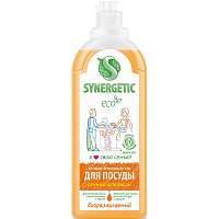 Средство для мытья посуды Synergetic Апельсин 1 л фото Средство для мытья посуды Synergetic Апельсин 1 л