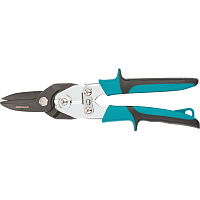 Ножницы по металлу GROSS PIRANHA усиленные,255 мм,прямой рез,СrMo (78347)