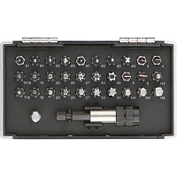 Набор бит , магнитный адаптер, сталь S2, 32 предмета Gross  11363