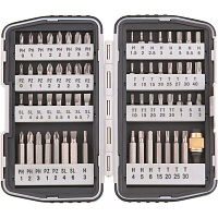 Набор бит , магнитный адаптер, CrV, пластиковый кейс, 64 шт. Matrix  11327