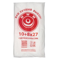 Пакет фасовочный ПНД 8 мкм 10+8х27 см (500 штук в пласте) фото Пакет фасовочный ПНД 8 мкм 10+8х27 см (500 штук в пласте)
