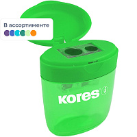 Точилка для карандашей Kores Deposito с контейнером пластиковая фото Точилка для карандашей Kores Deposito с контейнером пластиковая