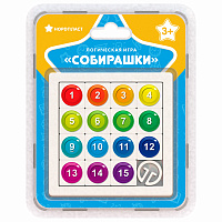 Игра логическая "Собирашки", пластик, размер поля 10х10 см, 15 фишек, фишка 2х2см, НОРДПЛАСТ, 812 фото Игра логическая "Собирашки", пластик, размер поля 10х10 см, 15 фишек, фишка 2х2см, НОРДПЛАСТ, 812