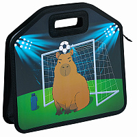 Папка-сумка ЮНЛАНДИЯ, 1 отделение, фетровые ручки, 34х30х11 см, Capyball, 272207 фото Папка-сумка ЮНЛАНДИЯ, 1 отделение, фетровые ручки, 34х30х11 см, Capyball, 272207