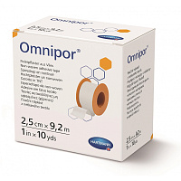 Пластырь фиксирующий Omnipor 920x2.5 см нетканая основа фото Пластырь фиксирующий Omnipor 920x2.5 см нетканая основа