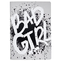 Тетрадь общая Be Smart Bad Girl А5 48 листов в клетку на скрепке (обложка с рисунком, матовая ламинация) фото Тетрадь общая Be Smart Bad Girl А5 48 листов в клетку на скрепке (обложка с рисунком, матовая ламинация)