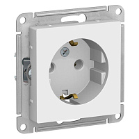 Розетка Schneider Electric AtlasDesign одноместная с заземлением 16А IP20 механизм скрытого монтажа белая (ATN000143) фото Розетка Schneider Electric AtlasDesign одноместная с заземлением 16А IP20 механизм скрытого монтажа белая (ATN000143)