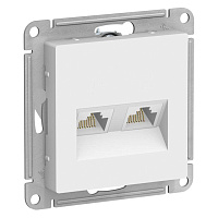 Розетка компьютерная Schneider Electric AtlasDesign механизм монтажа белая (ATN000185) фото Розетка компьютерная Schneider Electric AtlasDesign механизм монтажа белая (ATN000185)