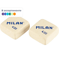 Ластик Milan School 430 из натурального каучука 28x28x12 мм (3 штуки в упаковке) фото Ластик Milan School 430 из натурального каучука 28x28x12 мм (3 штуки в упаковке)