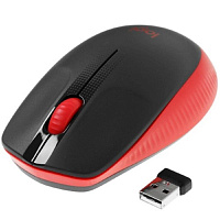 Мышь беспроводная Logitech M190 черно-красная (910-005908) фото Мышь беспроводная Logitech M190 черно-красная (910-005908)