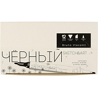 Маркер для скетчинга Sketch&Art двухсторонний чёрный (толщина линии 1-5 мм) фото Маркер для скетчинга Sketch&Art двухсторонний чёрный (толщина линии 1-5 мм)