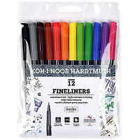 Набор линеров Koh-I-Noor Fineliners 12 цветов (толщина линии 0.3 мм) фото Набор линеров Koh-I-Noor Fineliners 12 цветов (толщина линии 0.3 мм)