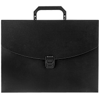 Папка-портфель пластиковая Attache Economy A4 черная (33х25 см, 1 отделение) фото Папка-портфель пластиковая Attache Economy A4 черная (33х25 см, 1 отделение)