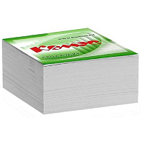 Блок для записей Комус 90x90x50 мм белый (плотность 100 г/кв.м) фото Блок для записей Комус 90x90x50 мм белый (плотность 100 г/кв.м)
