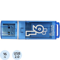 Флешка USB 2.0 16 ГБ Smartbuy Glossy (SB16GBGS-B) фото Флешка USB 2.0 16 ГБ Smartbuy Glossy (SB16GBGS-B)