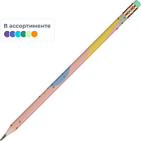 Карандаш чернографитный HB Deli Macaron EU54800 заточенный шестигранный фото Карандаш чернографитный HB Deli Macaron EU54800 заточенный шестигранный