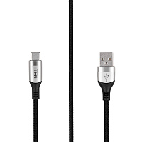 Кабель TFN USB A - USB Type-C 1.2 метра (TFN-C-BLZ-AC1M-NI) фото Кабель TFN USB A - USB Type-C 1.2 метра (TFN-C-BLZ-AC1M-NI)