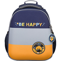 Ранец Комус Класс (№1 School) Basic Casual анатомический синий с двумя отделениями фото Ранец Комус Класс (№1 School) Basic Casual анатомический синий с двумя отделениями