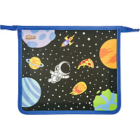Папка для тетрадей Комус Класс (№1 School) Space time А5 на молнии фото Папка для тетрадей Комус Класс (№1 School) Space time А5 на молнии