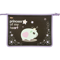 Папка для тетрадей Комус Класс Princess А4 на молнии фото Папка для тетрадей Комус Класс Princess А4 на молнии