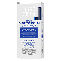 Крем для лица/шеи и области декольте Librederm Гиалуроновый увлажняющий 50 мл фото Крем для лица/шеи и области декольте Librederm Гиалуроновый увлажняющий 50 мл