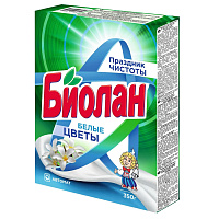 Порошок стиральный автомат Биолан Белые цветы 350 г фото Порошок стиральный автомат Биолан Белые цветы 350 г