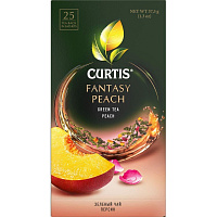 Чай зеленый Curtis Fantasy Peach 25 пакетиков фото Чай зеленый Curtis Fantasy Peach 25 пакетиков
