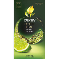 Чай зеленый Curtis Exotic Lime 25 пакетиков фото Чай зеленый Curtis Exotic Lime 25 пакетиков