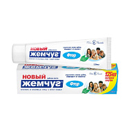 Зубная паста Новый жемчуг Фтор 125 мл фото Зубная паста Новый жемчуг Фтор 125 мл